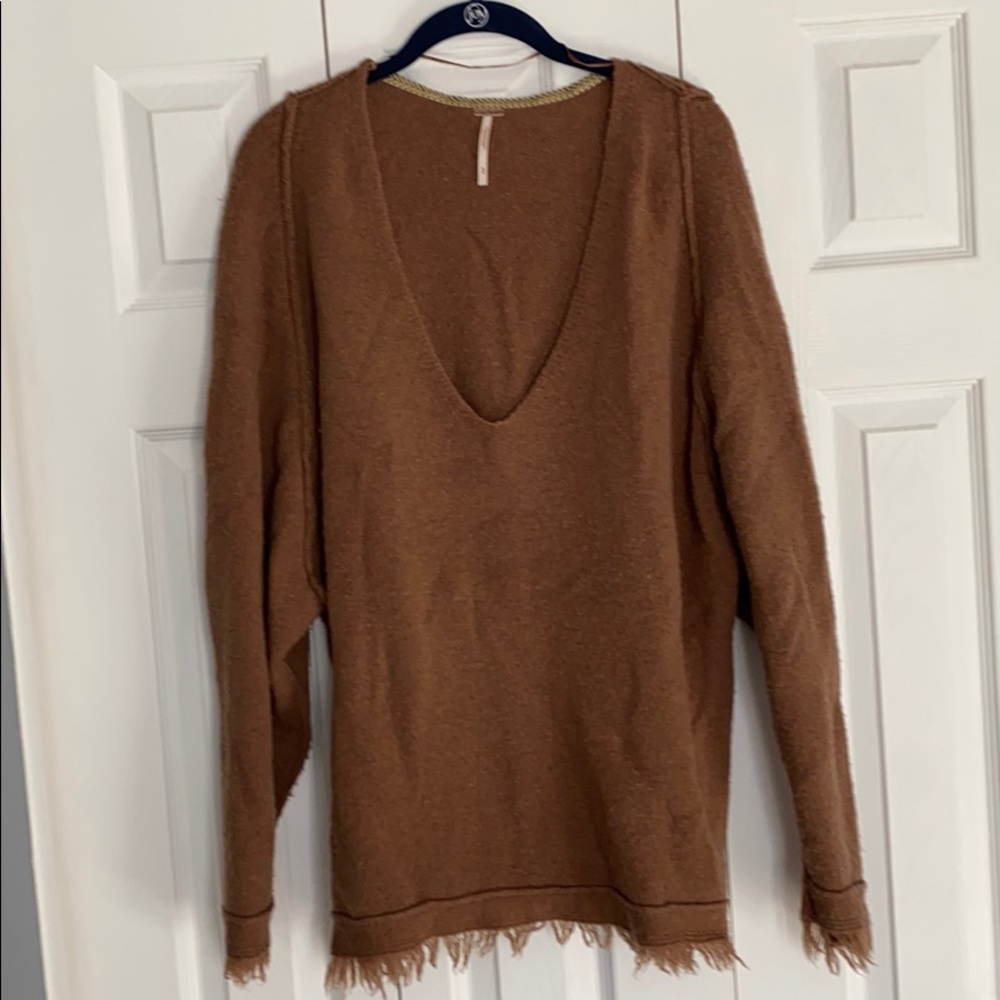Rustic brown sweater